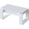 Mesa De Centro Elevable Urban, Blanco 105x55 Cm