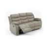 Sofa Reclinable Manual Houston 3 Plazas Marron