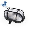 Aplique Ovalado Para Exteriores Garsaco Import E27 60w 230v Negro