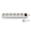 Base Múltiple 6 Enchufes Con Interruptor 1.5m Cable Gsc 0800217