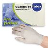 100 Guantes De Látex No Estéril Con Polvo T. Grande