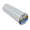 Ferrestock Fsktpv001 Pack 10 Unidades Cinta Aislante De Pvc Blanca Con Adhesivo Sensible A La Presión, 19mmx20m