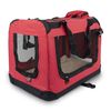 Transportín Para Mascotas | Talla M | Soporta 10 Kg | 57x38x44 Cm | Plegable | Rojo | Balú | Mobiclinic