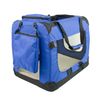 Transportín Para Mascotas | Talla L | Soporta 15 Kg | 70x52,5x50 Cm | Plegable | Azul | Balú | Mobiclinic