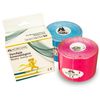 Pack 2 Kinesiotape Venda Neuromuscular Mobiclinic Fitness Adhesiva Elásticas Impermeable Kinesiológica 5x5cm