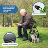 Andador Para Ancianos Mobiclinic Aluminio Ligero Y Plegable Frenos Con Asiento Cesta Y 4 Ruedas Prado Verde