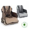 Trona De Viaje  Mobiclinic Para Bebés  Plegable  Con Bolsillo Y Asa  Hasta 15 Kg  Gris  Monkey