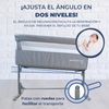 Cuna Colecho Mobiclinic 15 Kg Altura Ajustable Apertura Lateral Ruedas Bolsa Transporte Fijación A Cama Moon