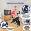 Bicicleta De Spinning Mobiclinic 6 Kg Regulable Pantalla Lcd Soporte Para Movil Pulsómetro Bicicleta Estatica Teide