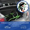 Pack Escorial Plus  Mobiclinic Andador Plegable  Verde  Aluminio  Frenos En Manetas  Cojín Antiescaras  Viscoelástico