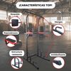 Fitness Mobiclinic Estación De Fondos Multifit Altura Y Respaldo Regulables Power Tower Dip Station Torre Multifuncional Resistente Hasta 200 Kg Gimnasio En Casa Pull-up