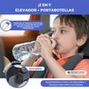 Alzador De Coche Infantil Mobiclinic Lionfix Basic I-size 125-150 Cm Cómodo Y Seguro Desenfundable Portabotellas