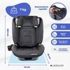 Silla De Coche Infantil Mobiclinic Isofix 15-36kg 3,5-12 Años Grupo 2/3 100-150 Cm 10 Posiciones Reclinable 3 Posiciones Protecciones Laterales Lionfix Max