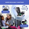 Silla De Coche Infantil Mobiclinic Isofix 15-36kg 3,5-12 Años Grupo 2/3 100-150 Cm 10 Posiciones Reclinable 3 Posiciones Protecciones Laterales Lionfix Max