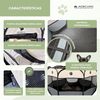 Parque Plegable Para Perros Gatos Roedores Mobiclinic 8 Ventanas 2 Puertas Seguro Cordón Elástico Gris Scooby