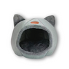 Cueva Nido Gris Para Mascotas | Plegable | Gris | Confort | Suave | 40x40x43 Cm | Carga Máx. 12kg | Hellocatty | Mobiclinic