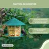 Comedero Para Pájaros Mobiclinic Silvestres 1,2 L Exterior 20 X 22 X 20 Jardín Colgante Gorriones Pico