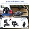 Silla De Paseo 3 Ruedas Mobiclinic Ruedas Todoterreno Manillar Monomando Bolsillo Trasero Estilo Deportivo Plegado Con Un Clic Cesta Xxl Hasta 22 Kg Agnes