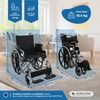 Silla De Ruedas Mobiclinic Plegable  Reposabrazos Abatibles  Ruedas Grandes  Ortopédica  Premium  Giralda