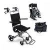 Silla De Ruedas Mobiclinic Tránsito  Asiento 34 Cm  Plegable  Aluminio  Ruedas Pequeñas  Frenos Manetas  Neptuno