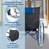 Silla De Ruedas Plegable Mobiclinic Alcázar Ligera Asiento 46cm Freno Y Reposabrazos Reposapiés Abatibles Azul