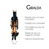 Silla De Ruedas, Plegable, Reposabrazos Abatibles, Giralda, Mobiclinic