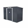 Caseta Metálica Gardiun Reading 3,16 M² Exterior 261x121x176 Cm Acero Galvanizado Gris Antracita