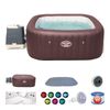 Spa Hinchable Con Estructura De Madera K2o Royal Beach 271x296x80 Cm Para 5-7 Personas Con Hydrojets Y Luz Led