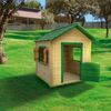 Casita Infantil De Madera Outdoor Toys Kela 1,6 M² De 138x116x132 Cm