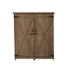 Caseta Armario Gardiun Sundy 140x50x162 Cm Madera Maciza Para Exterior - Knh1110