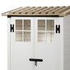 Caseta De Resina Gardiun Tuscany Evo 100 2 Puertas 1,32 M² 95x139x201 Cm