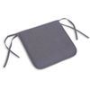 Cojin Para Silla Chillvert Gandía Cuadrado 38x38x3 Cm Gris