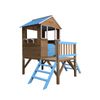 Casita Infantil De Madera Outdoor Toys Blue Melody 3,23 M² De 198x170x197 Cm Con Porche Y Escaleras