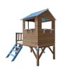 Casita Infantil De Madera Outdoor Toys Blue Melody 3,23 M² De 198x170x197 Cm Con Porche Y Escaleras