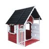 Casita Infantil De Madera Outdoor Toys Anny 1,56 M² 120x130x140 Cm Con Barandilla