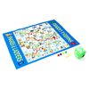 Tapiz Juegos Serpientes Y Escaleras - Medidas: 130 X 93 X 0.3 Cm - De 2 A 4 Jugadores - Fichas De Gran Tamaño - Dado Hinchable - Devessport