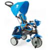 Triciclo Ranger - Asiento Y Respaldo Acolchado Con Arnés De Seguridad De 5 Puntos - Incluye Bolso Y Capota - Color Azul - Qplay