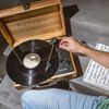 Prixton Tocadiscos Bluetooth Vc400 Reproductor Y Convertidor De Vinilos - Madera