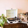 Prixton Tocadiscos Bluetooth Vc400 Reproductor Y Convertidor De Vinilos - Blanco