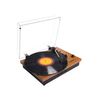 Prixton Tocadiscos Bluetooth Studio  Reproductor Y Convertidor De Vinilos - Madera