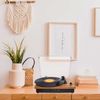 Prixton Tocadiscos Bluetooth Studio  Reproductor Y Convertidor De Vinilos - Madera