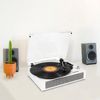 Tocadiscos Bluetooth Studio Deluxe Prixton Reproductor Y Convertidor De Vinilos - Blanco