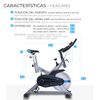 Bicicleta Ciclo Indoor Fytter Rider Ri-01b 113x50x119 Cm 7 Funciones, Pulsómetro, Inercia 13 Kg Y Resistencia Regulable