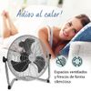 Ventilador De Suelo| Rejilla Regulable | 2 Velocidades | 40cm |90w.