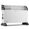 Avant Av7580 - Convector Con Calefactor De Aire 2000w Con 3 Niveles De Potencia: 750w - 1250w - 2000w. Termostato Regulable, Asas Para Transporte, Protección Sobrecalentamiento. Color Gris