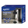 Avant Ventilador De Pie Ventilador Oscilante 45w Con 3 Velocidades | Altura Regulable Hasta 40 Cm | 16 Pulgadas | Base Redonda | Black Edition