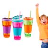 Vaso Para Bebida Y Aperitivo 2 En 1- Varios Colores Surtidos