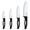 Pack De Cuchillos Con Soporte Chef Master Negros