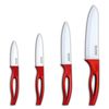 Pack De Cuchillos Con Soporte Chef Master Rojos