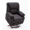 Ecode® Sillón De Masaje Relax Elevador Levantapersonas Stelvio, Reclinación Eléctrica 160º, Función Calor, Programas Auto, Vibro Ondulación, 2 Puertos Usb De Recarga, A++, Eco-8520up (black)